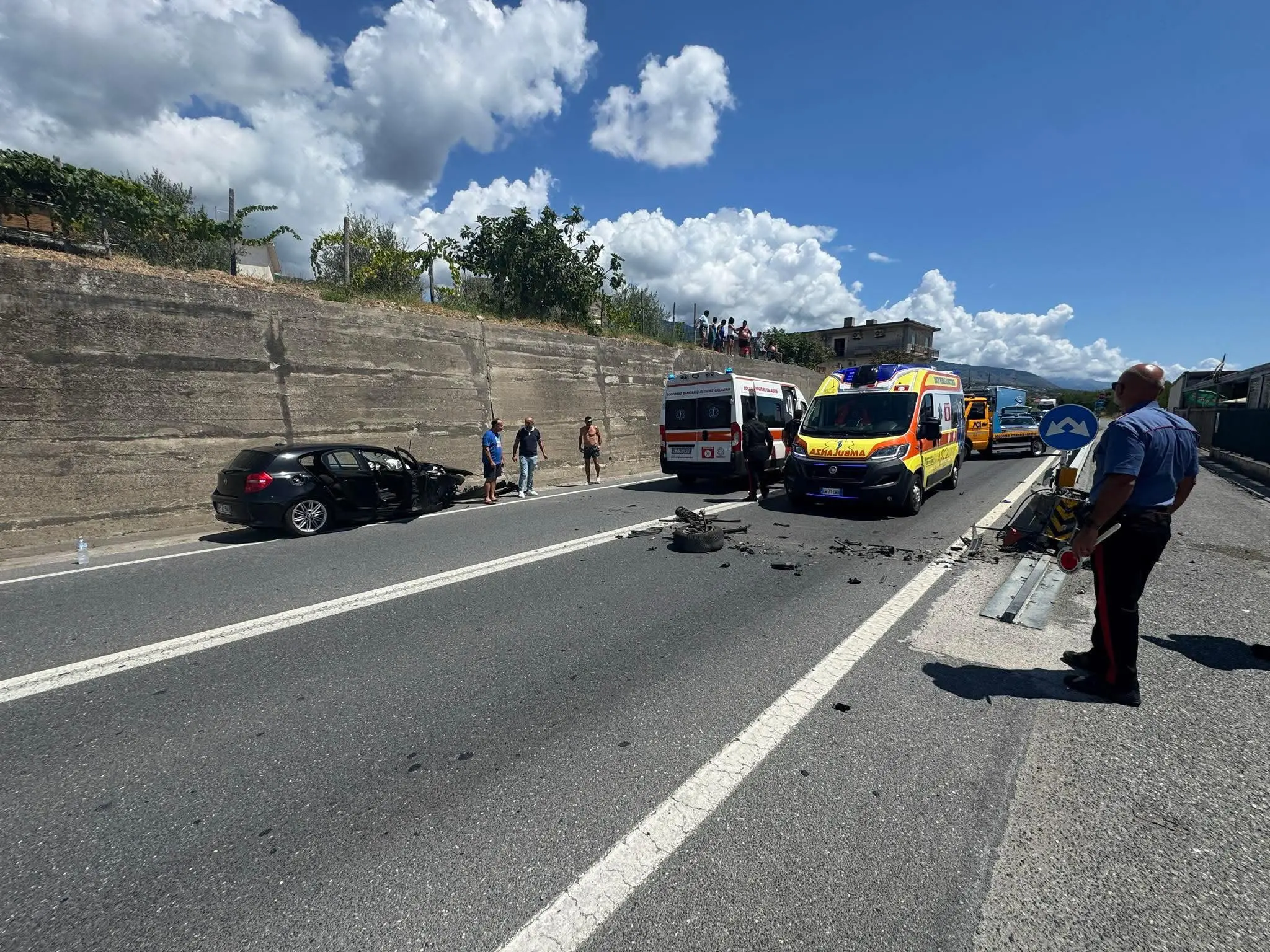 Fuscaldo, incidente sulla statale 18: disagi per il traffico rallentato\n