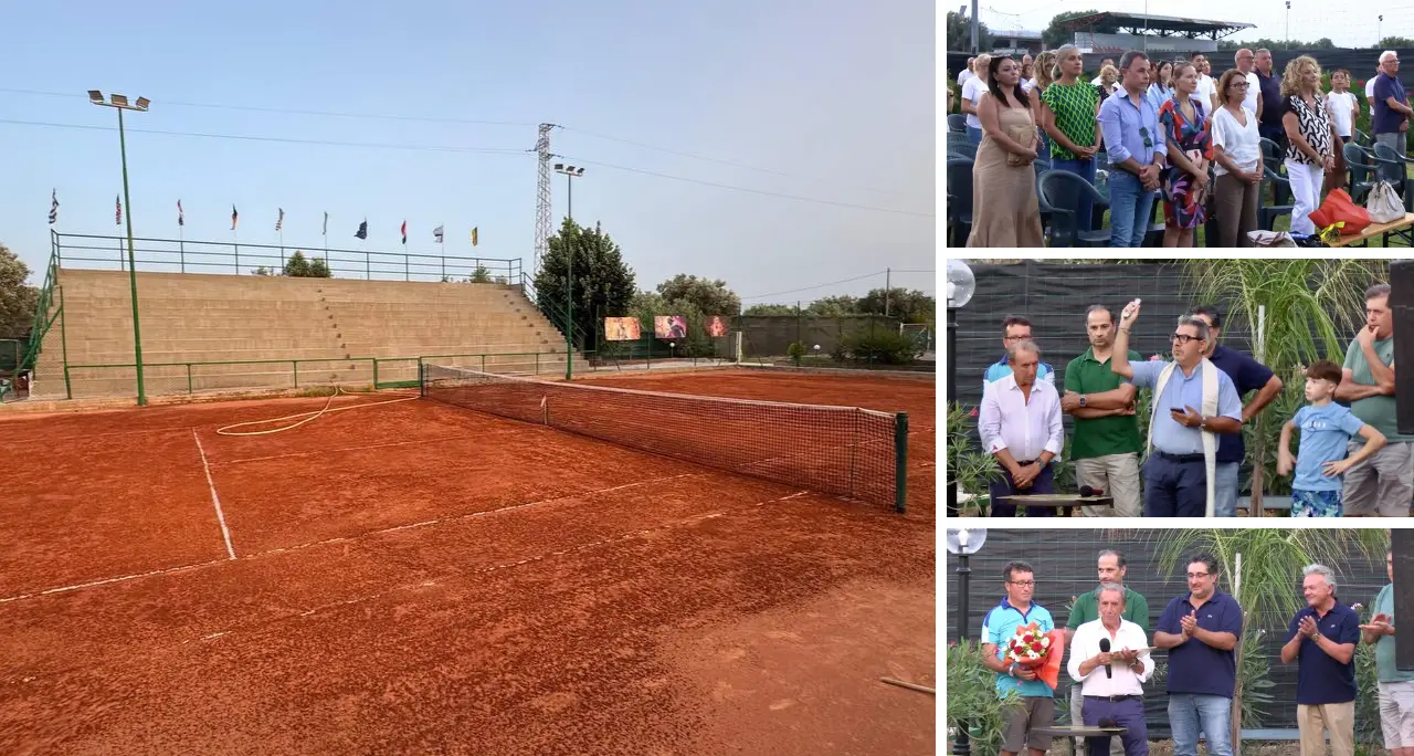 Ardore Marina, inaugurato il rinnovato Circolo del Tennis: «Un giorno importante per la nostra comunità»
