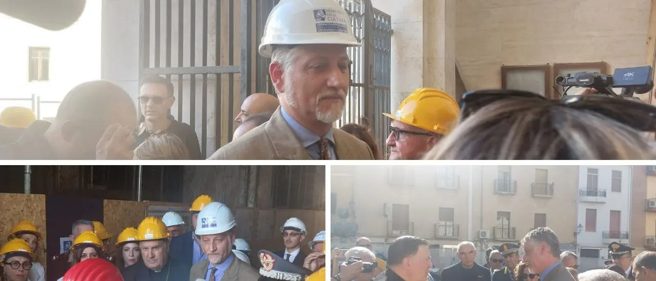 Il ministro Giuli visita Catanzaro: «Qui per amore della Calabria, restauro del Duomo un progetto esemplare per il Sud»\n