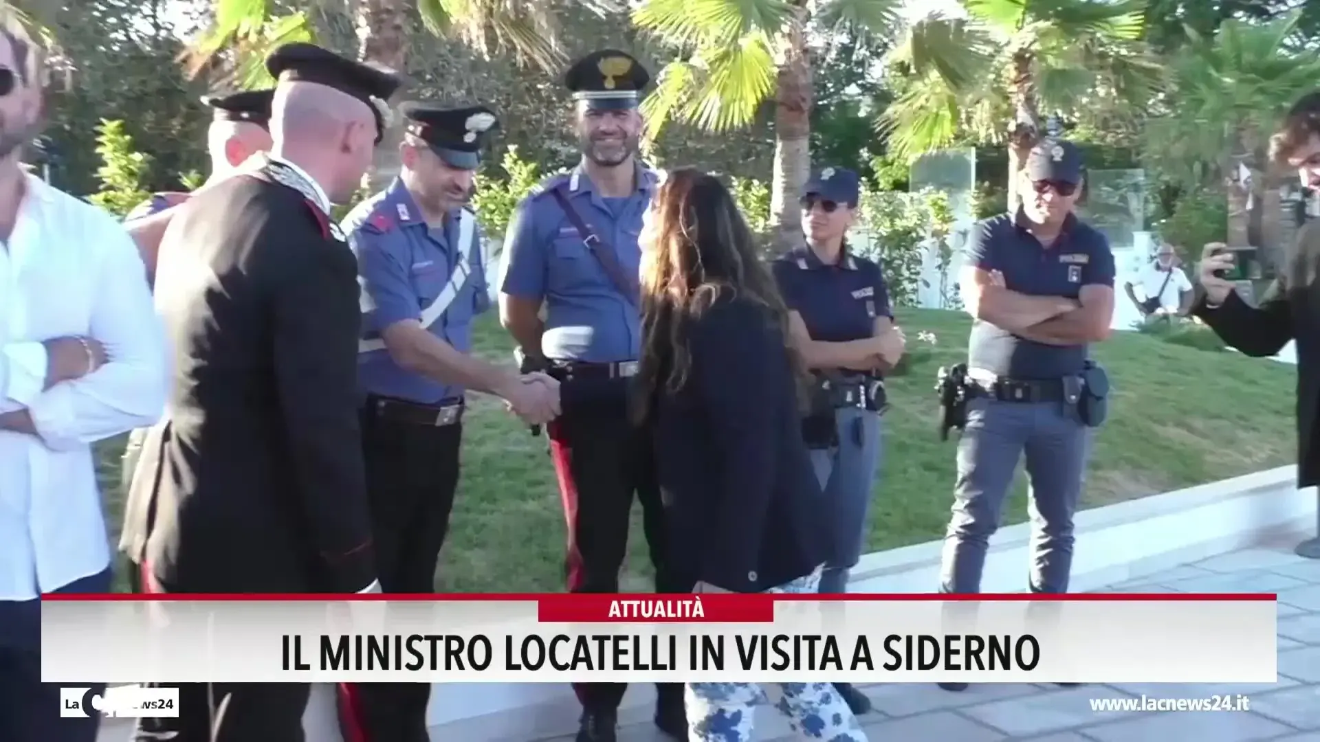 Il Ministro Locatelli in visita a Siderno