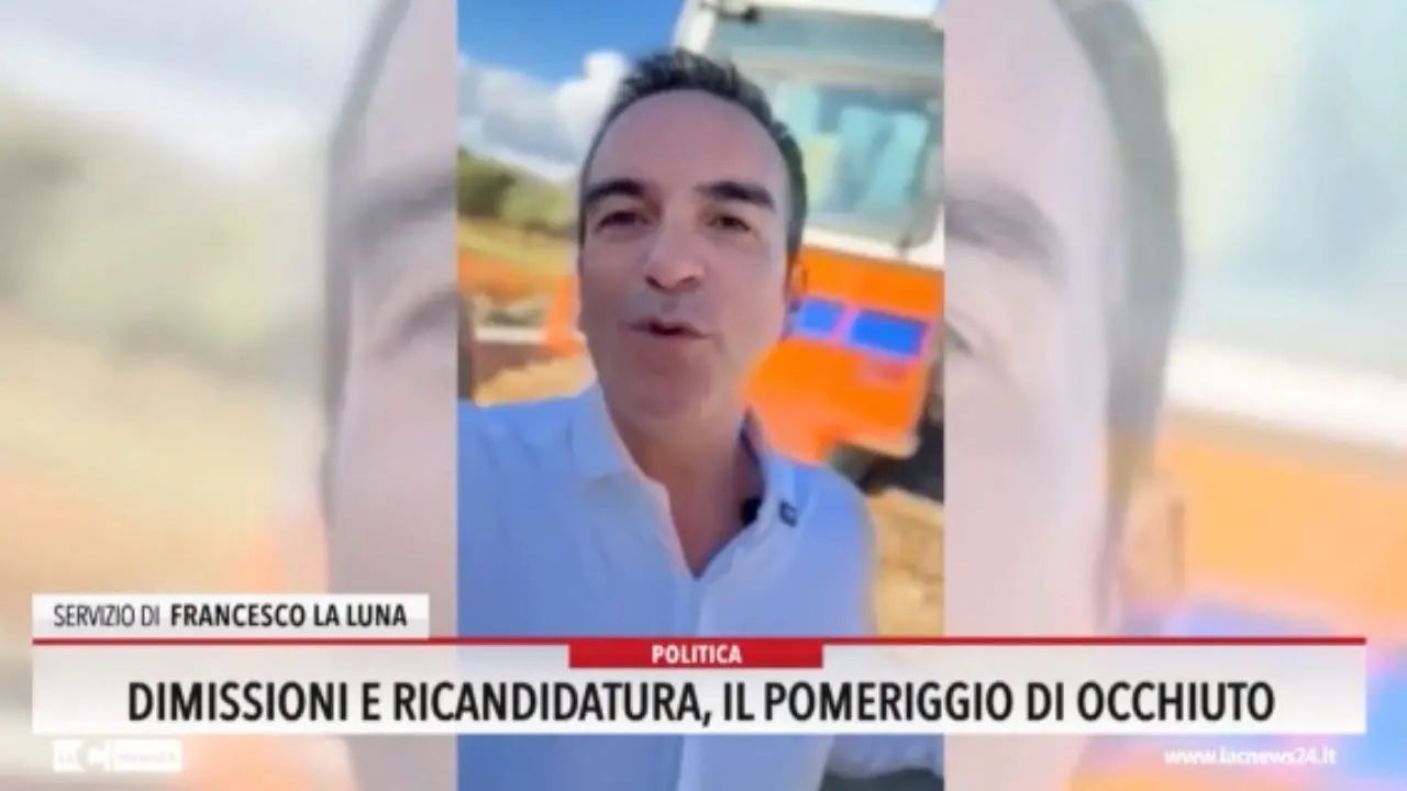 Dimissioni e ricandidatura, il pomeriggio di Occhiuto