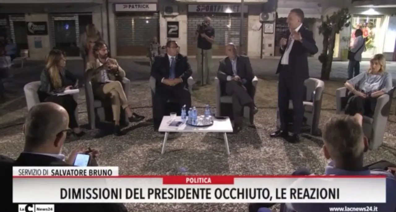 Dimissioni del presidente Occhiuto, le reazioni