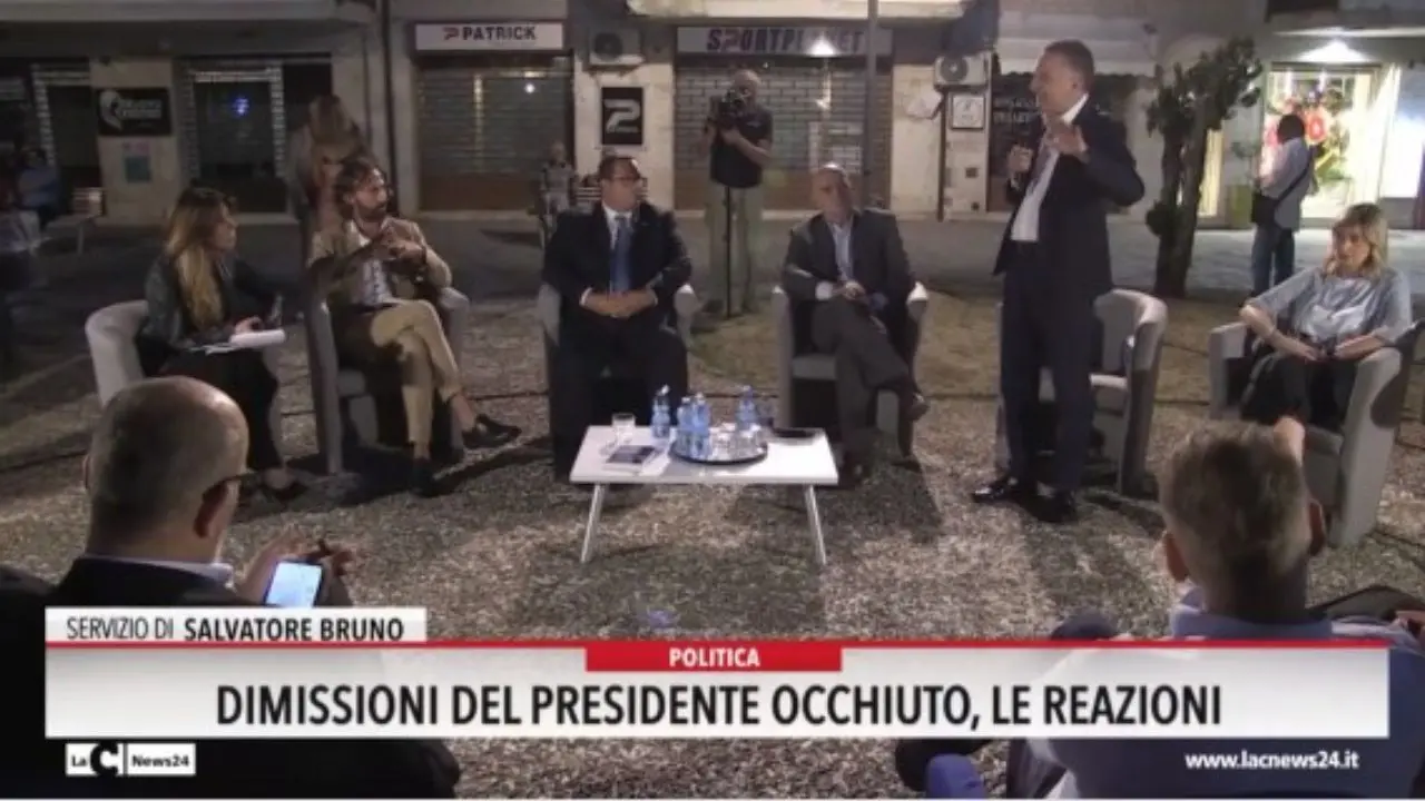 Dimissioni del presidente Occhiuto, le reazioni