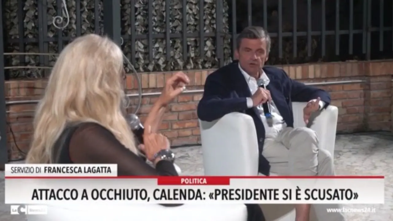 Attacco a Occhiuto, Calenda: «Presidente si è scusato»