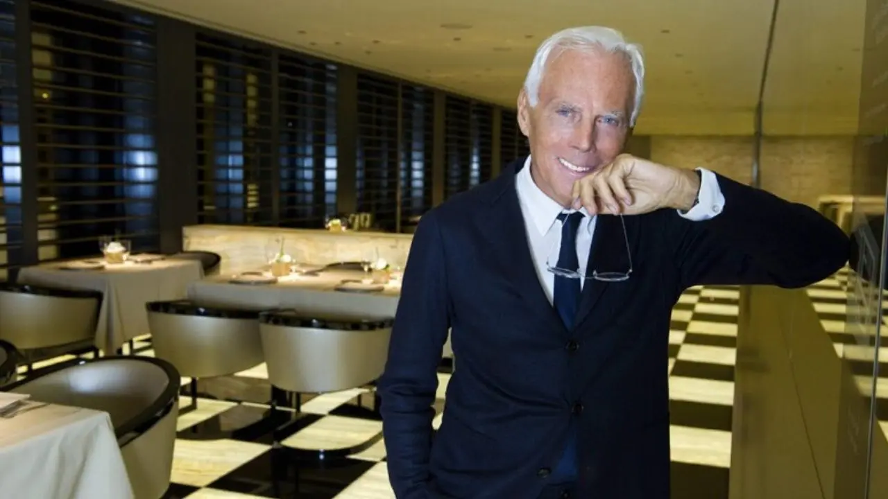 Giorgio Armani (Foto Ansa)