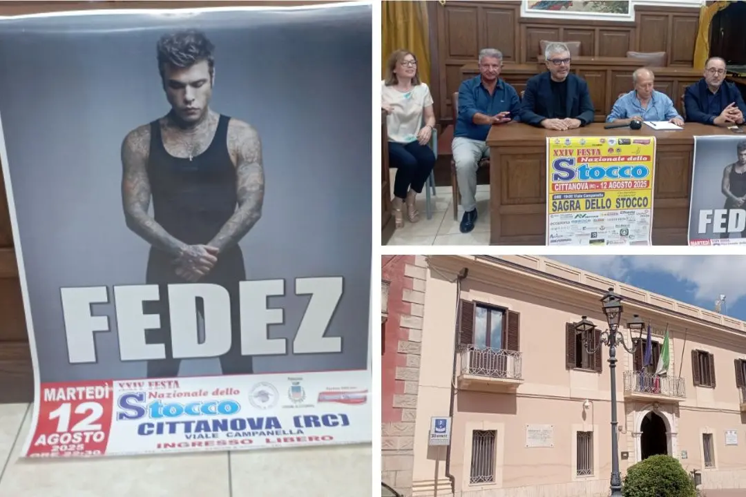 Cittanova, scatta il conto alla rovescia a per la Festa dello Stocco: il 12 agosto arriva Fedez\n