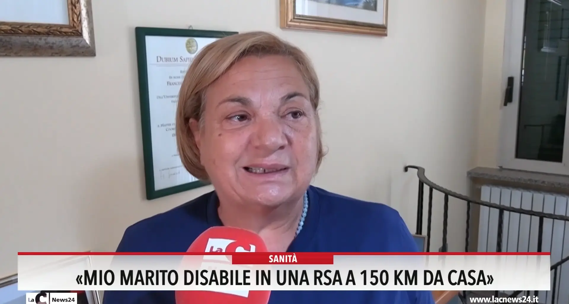 Mio marito disabile in unza Rsa a 150 km da casa