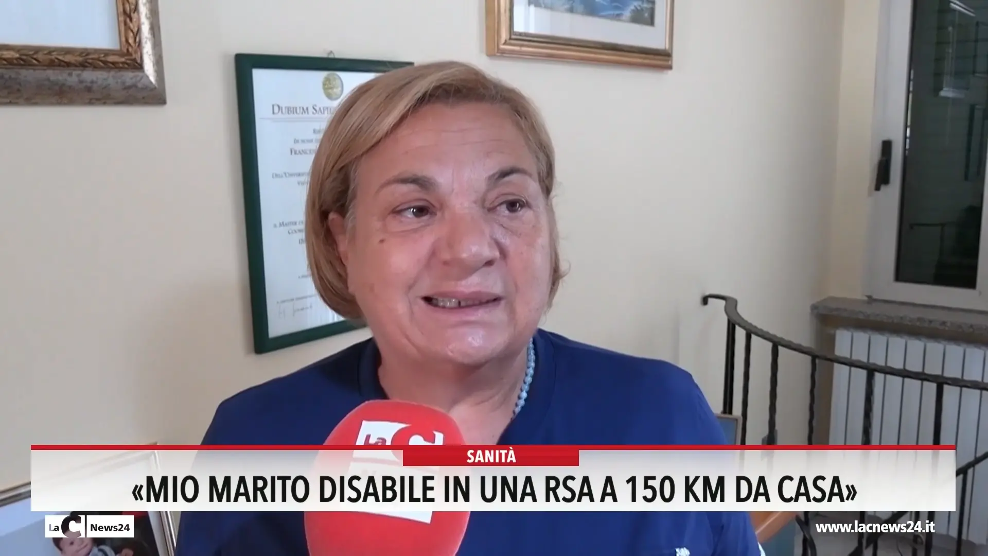 Mio marito disabile in unza Rsa a 150 km da casa