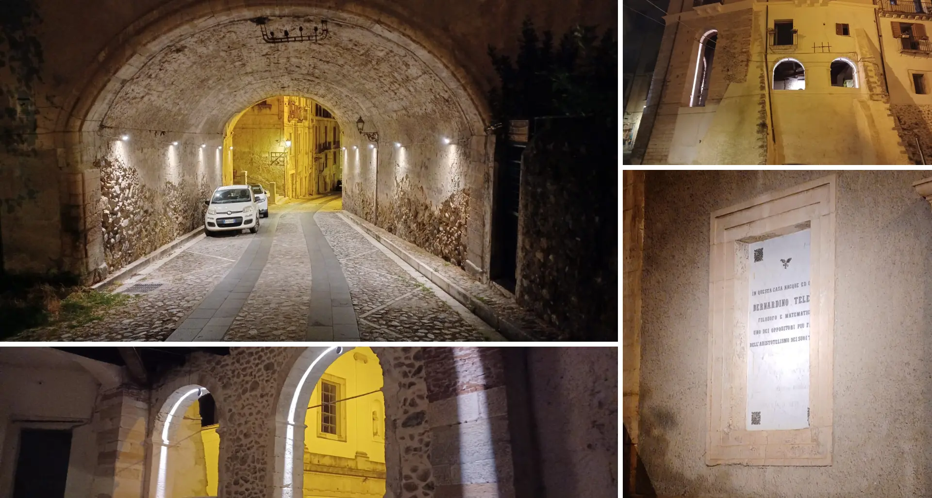 Cosenza Vecchia si fa bella con le nuovi luci architetturali