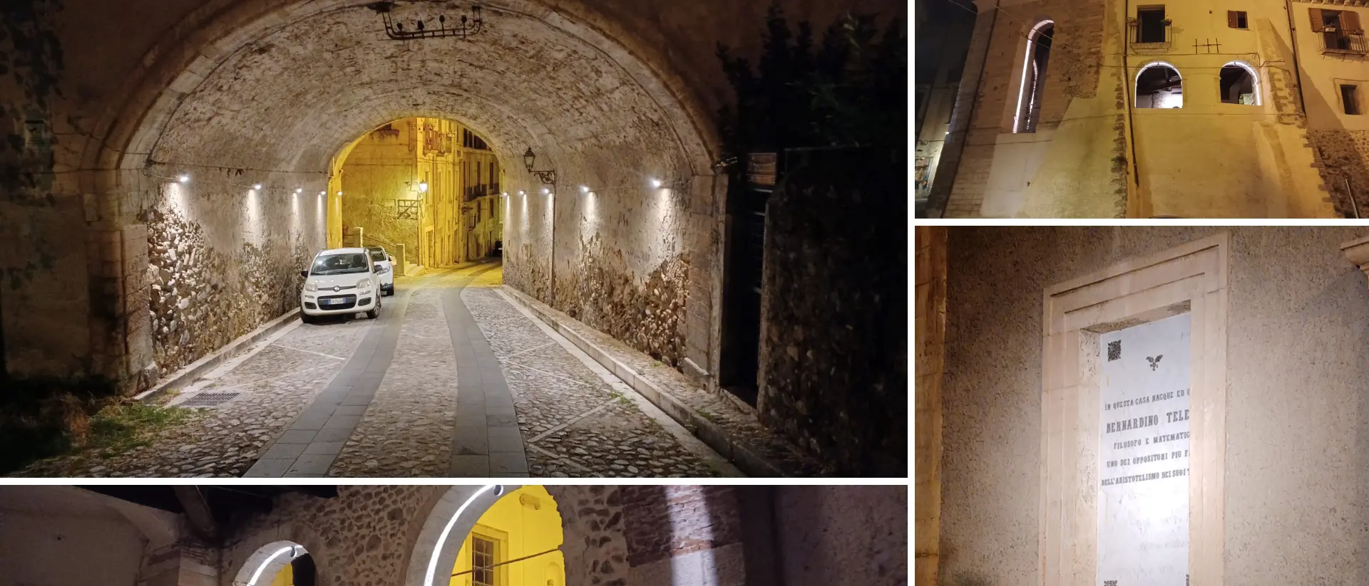 Cosenza Vecchia si fa bella con le nuovi luci architetturali