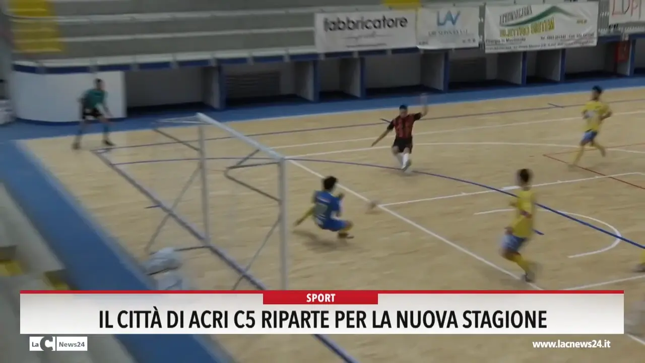 Il Città di Acri C5 riparte per la nuova stagione