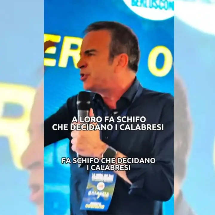 Occhiuto già in campagna elettorale: «Al centrosinistra fa schifo che a decidere il futuro della Calabria siano gli elettori»\u00A0| VIDEO\n