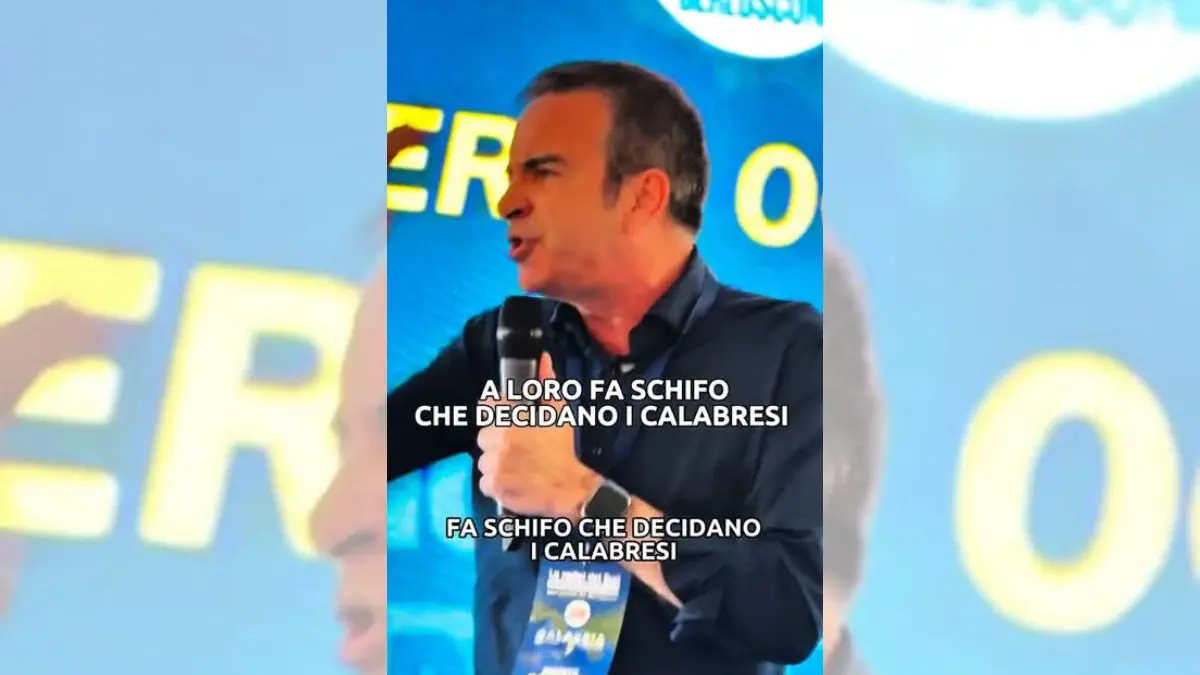 Occhiuto già in campagna elettorale: «Al centrosinistra fa schifo che a decidere il futuro della Calabria siano gli elettori»\u00A0| VIDEO\n
