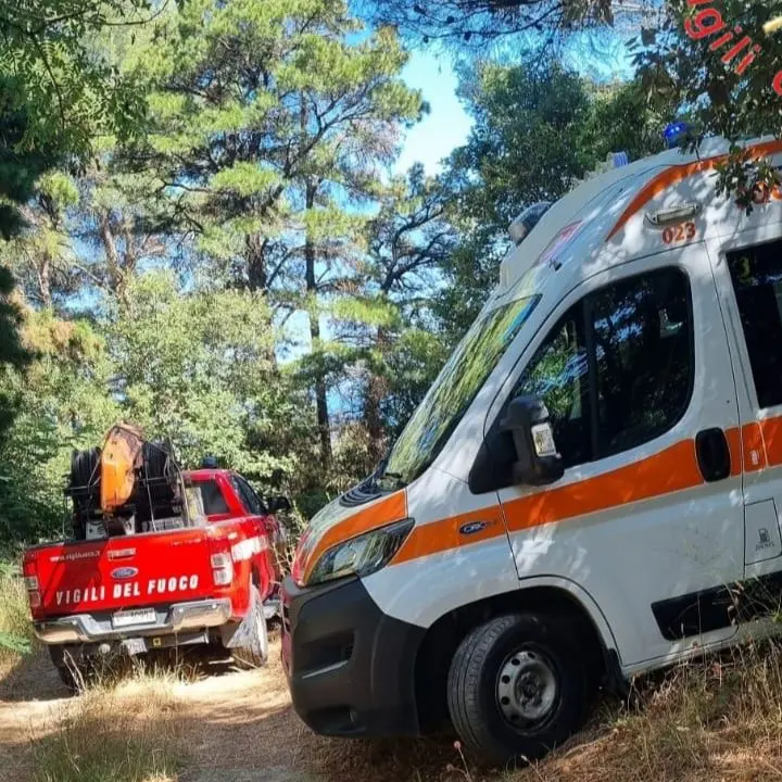 Malore nella Riserva delle Valli Cupe: anziano escursionista salvato dai Vigili del Fuoco\n