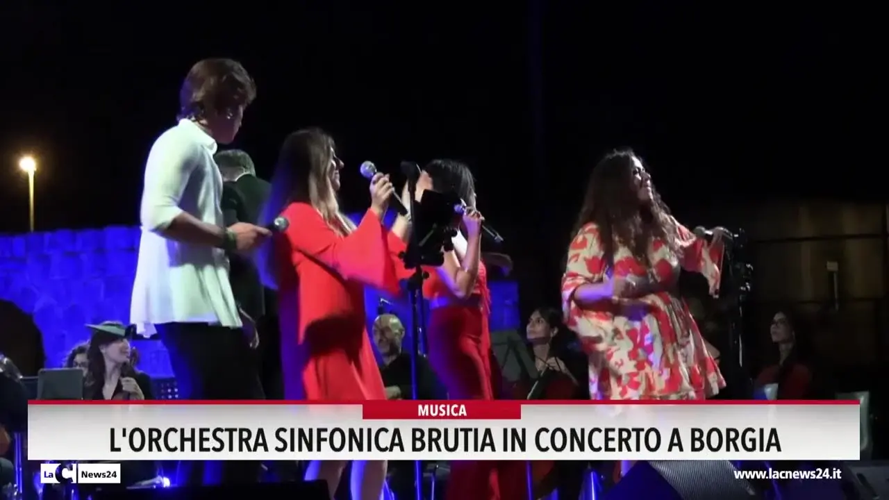 L'orchestra sinfonica Brutia in concerto a Borgia