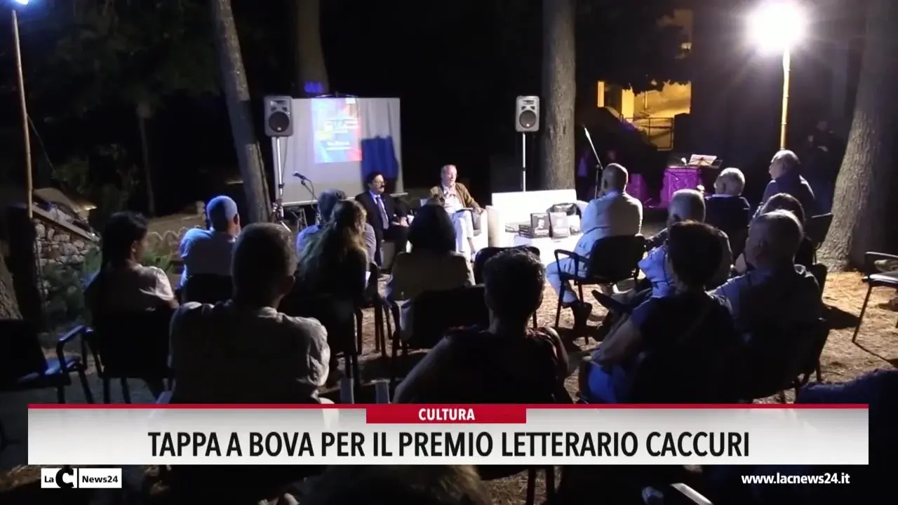 Tappa a Bova per il premio letterario Caccuri