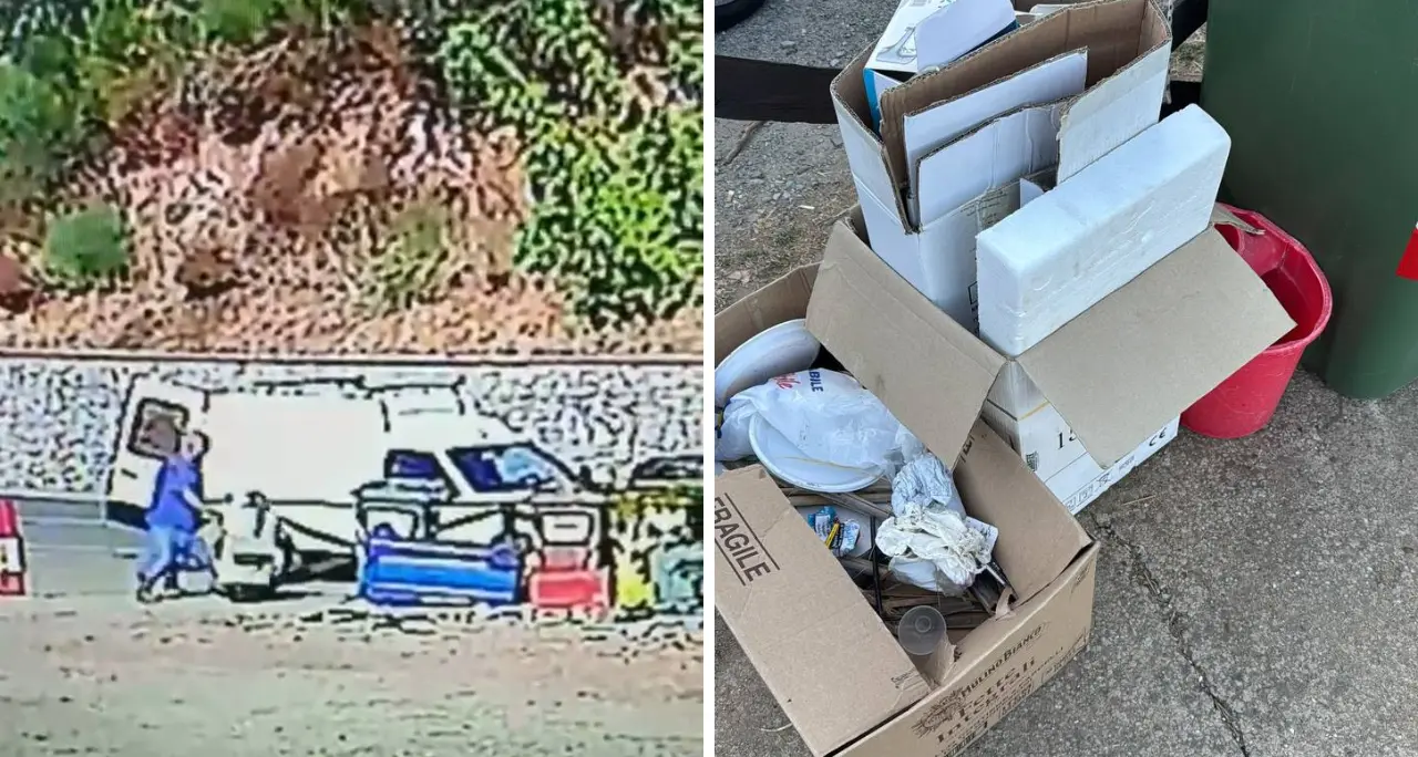 Acri, abbandono illecito di rifiuti nel parco pubblico: il video finisce sui social\n