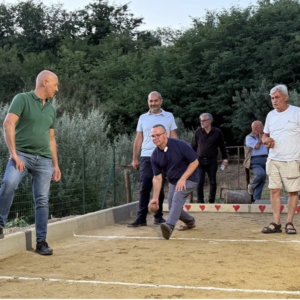 Rose, inaugurato il nuovo campo di bocce del Circolo pensionati “G. Argento”