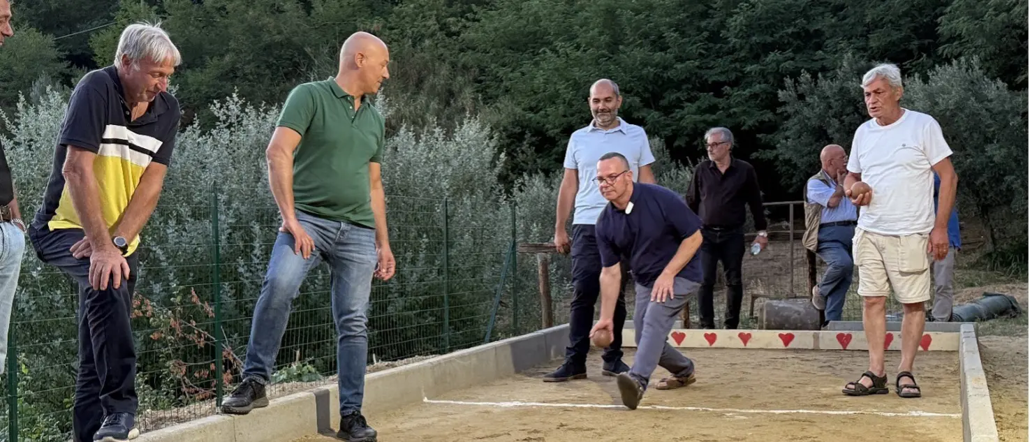 Rose, inaugurato il nuovo campo di bocce del Circolo pensionati “G. Argento”