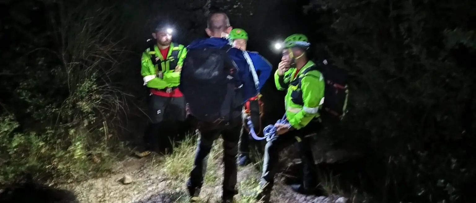 Escursionisti dispersi sui Monti dell’Orsomarso: salvati nella notte dopo ore di ricerche