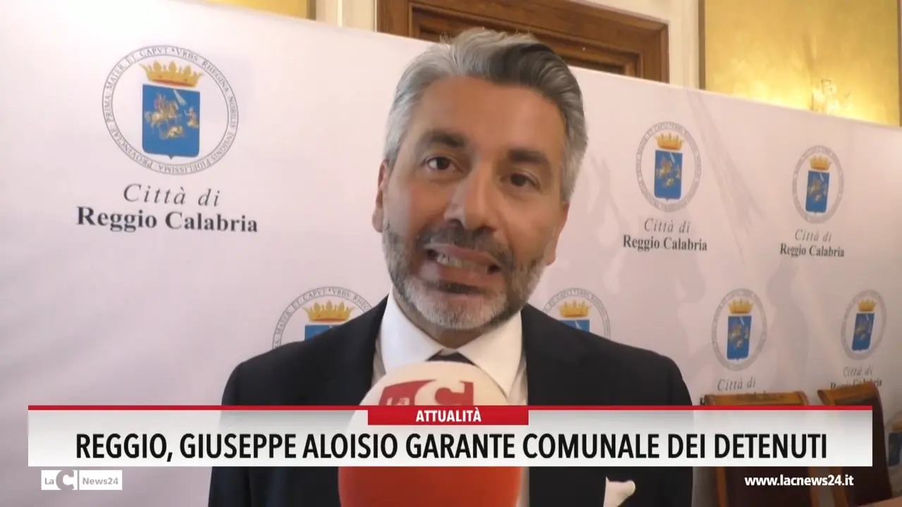 Reggio, Giuseppe Aloisio garante comunale dei detenuti