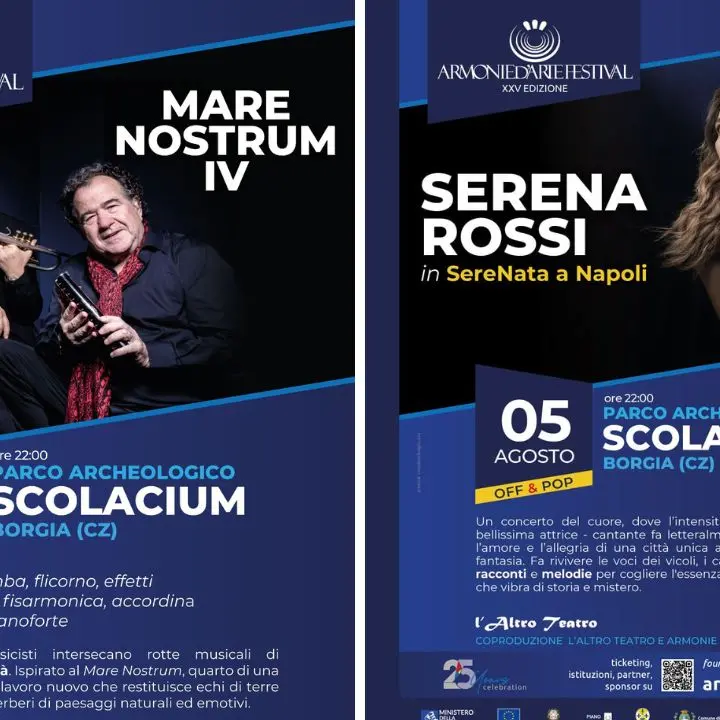 Scolacium, doppio incanto musicale: ecco gli appuntamenti in programma\n