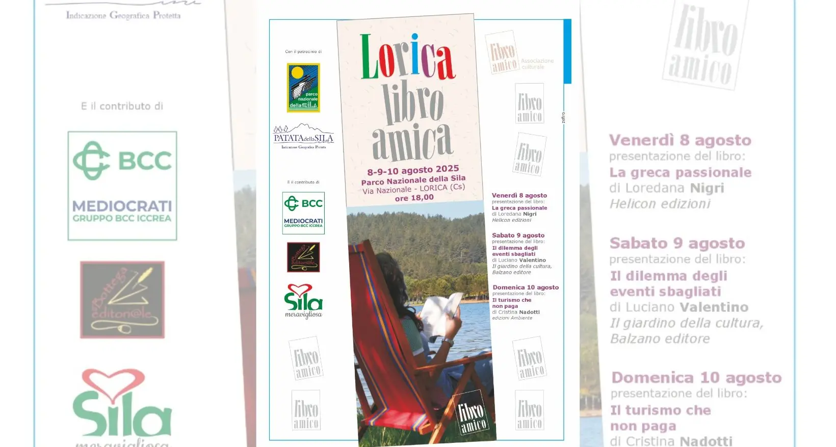 Torna in Sila Lorica Libro Amica, tre giorni di letture all’ombra dei pini secolari\n