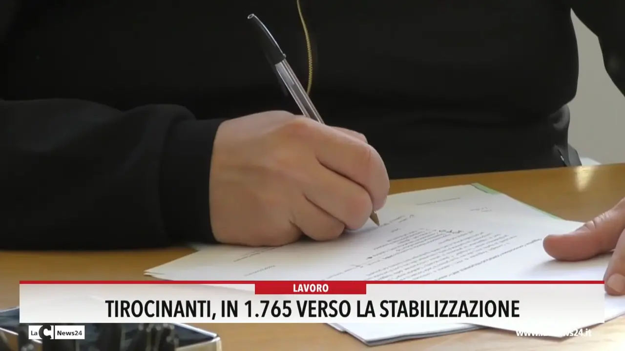 Tirocinanti, in 1.765 verso la stabilizzazione