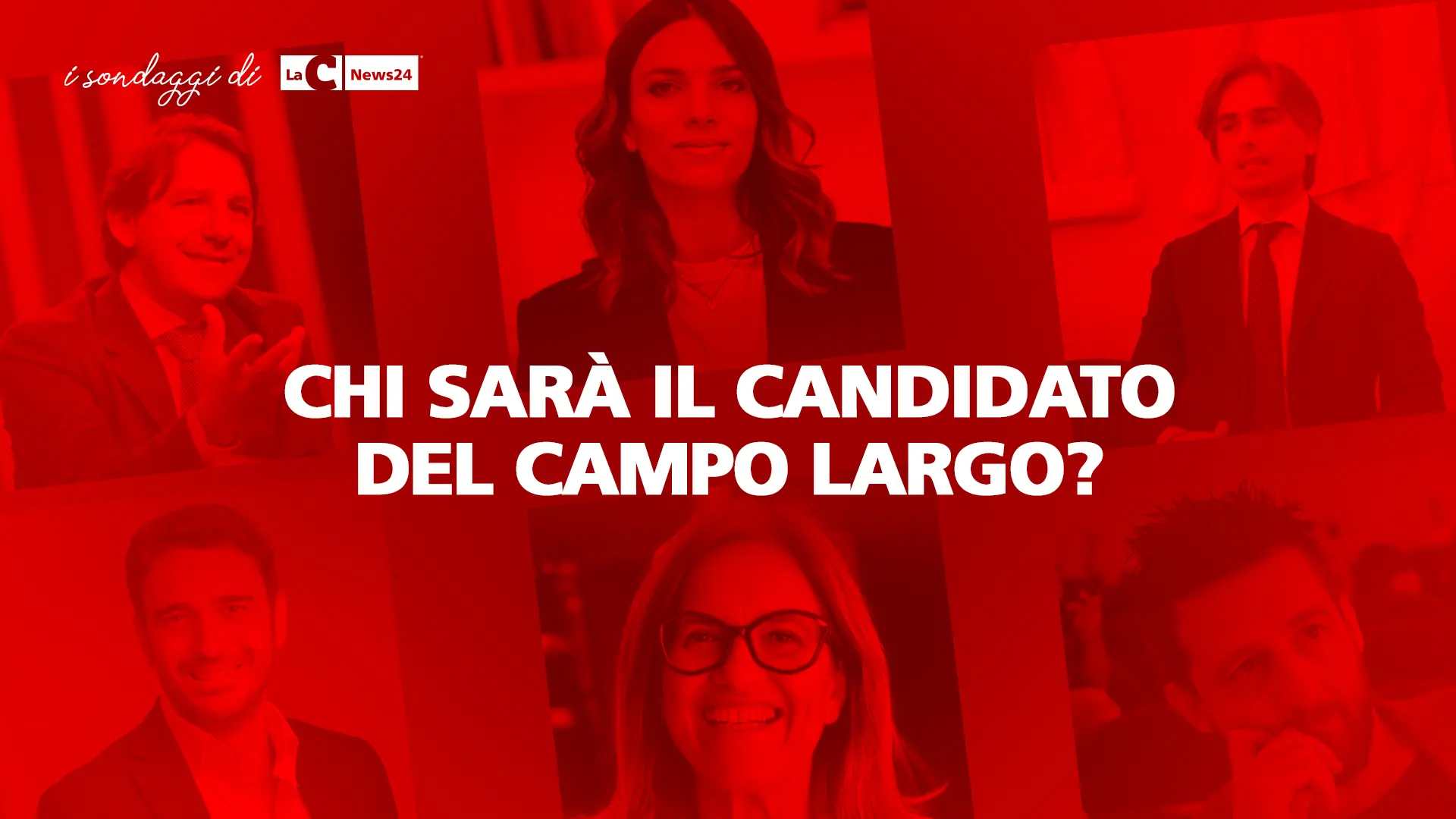 Regionali, chi sarà il candidato del campo largo?\u00A0 Partecipa al sondaggio di LaC News24\n