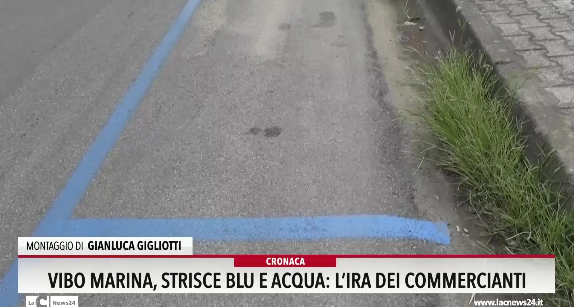 Vibo Marina, strisce blu e acqua. L'ira dei commercianti