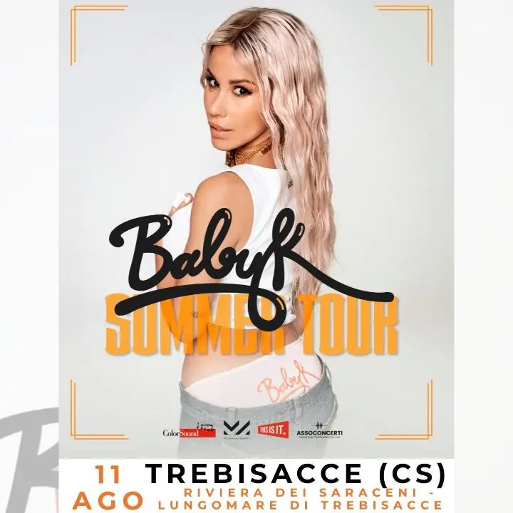 L’11 agosto il Summer Tour di Baby K accende il lungomare di Trebisacce\n