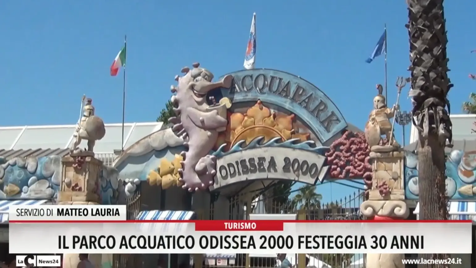 Il Parco acquatico Odissea 2000 festeggia 30 anni