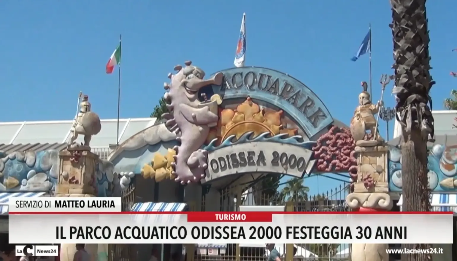 Il Parco acquatico Odissea 2000 festeggia 30 anni