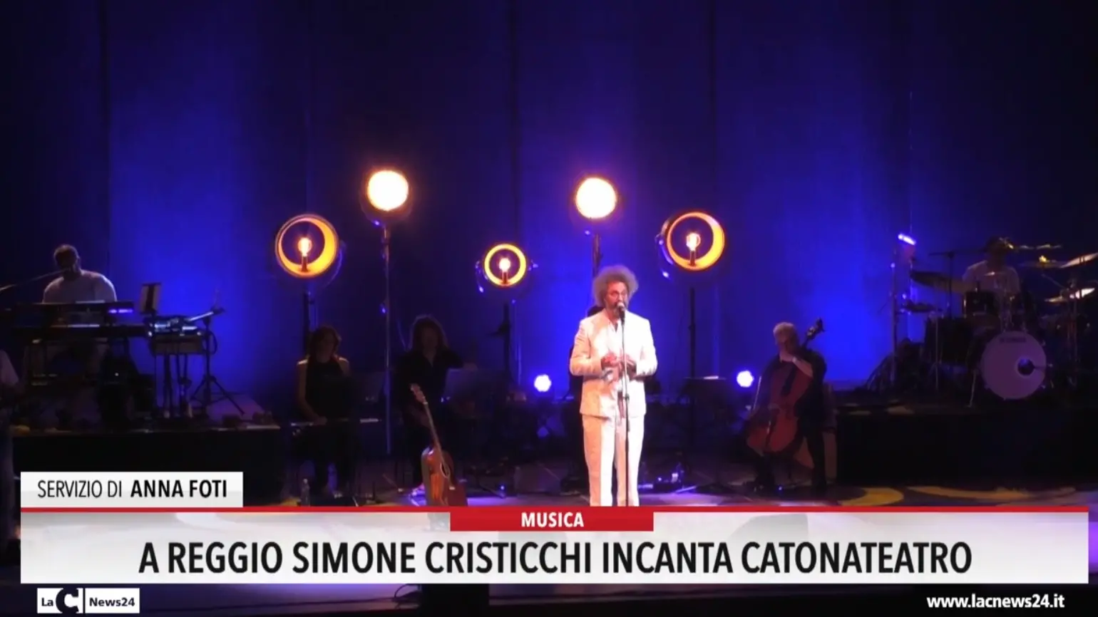 A Reggio Simone Cristicchi incanta Catonateatro