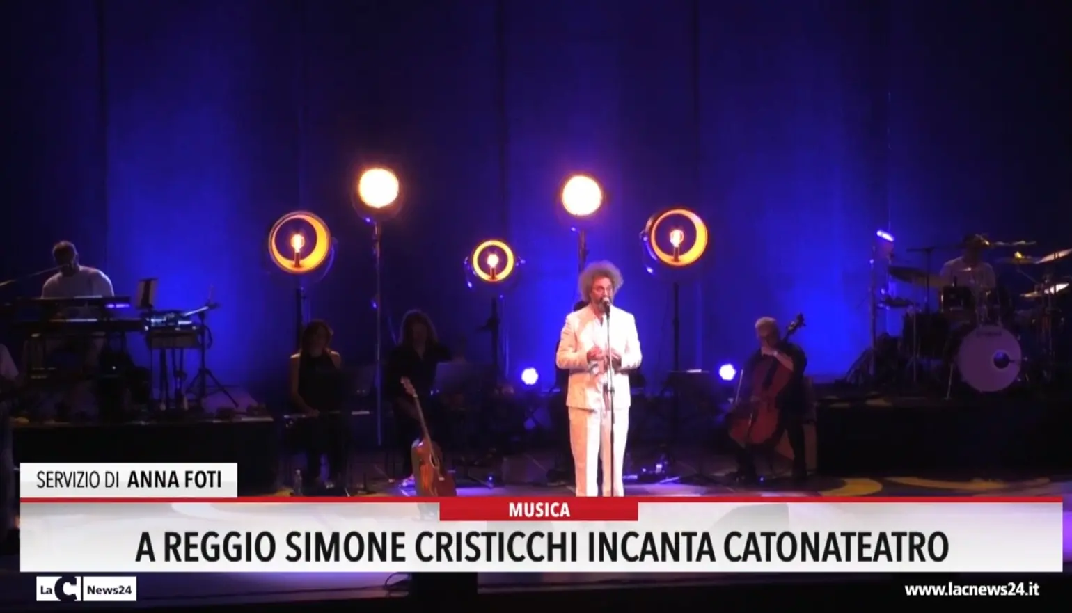 A Reggio Simone Cristicchi incanta Catonateatro