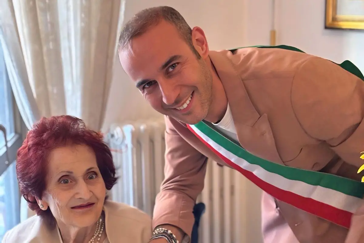 Maria Maddalena Quinto insieme al consigliere comunale Francesco Turco