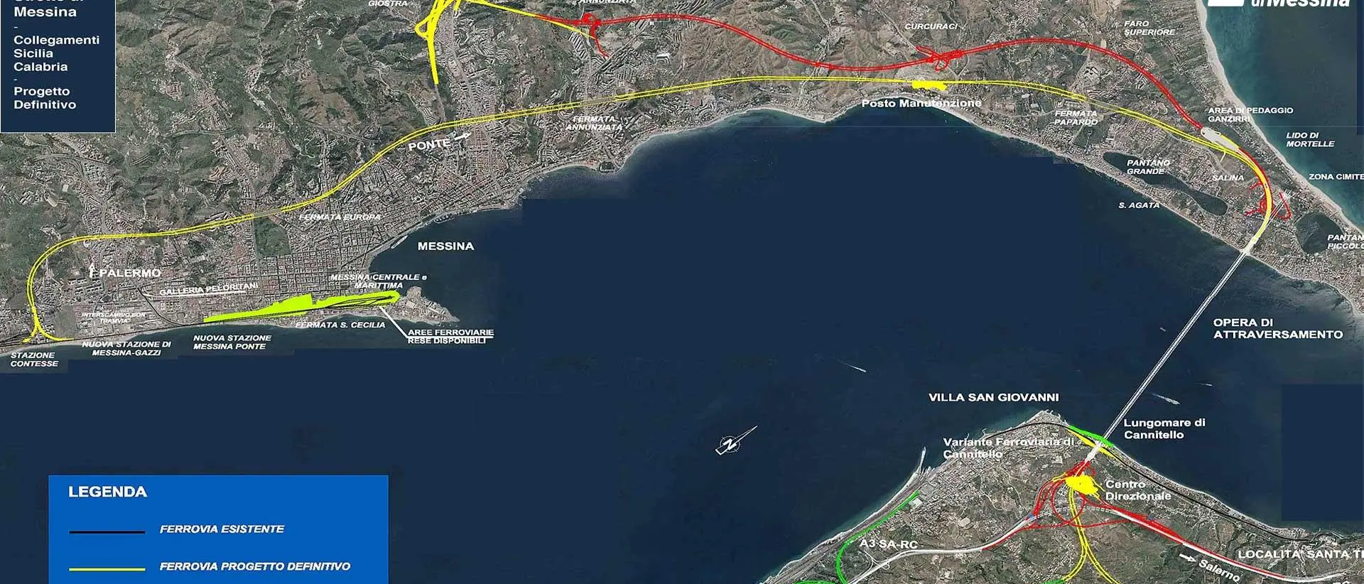 Ponte sullo Stretto, con la mega opera due ore in meno per spostarsi in treno: Rfi investirà 60 miliardi in dieci anni\n