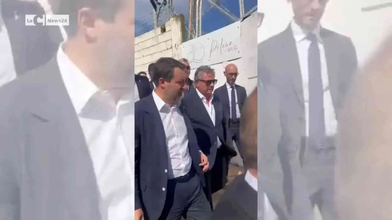 Ponte sullo Stretto, Salvini a Villa San Giovanni dopo l'ok del Cipess