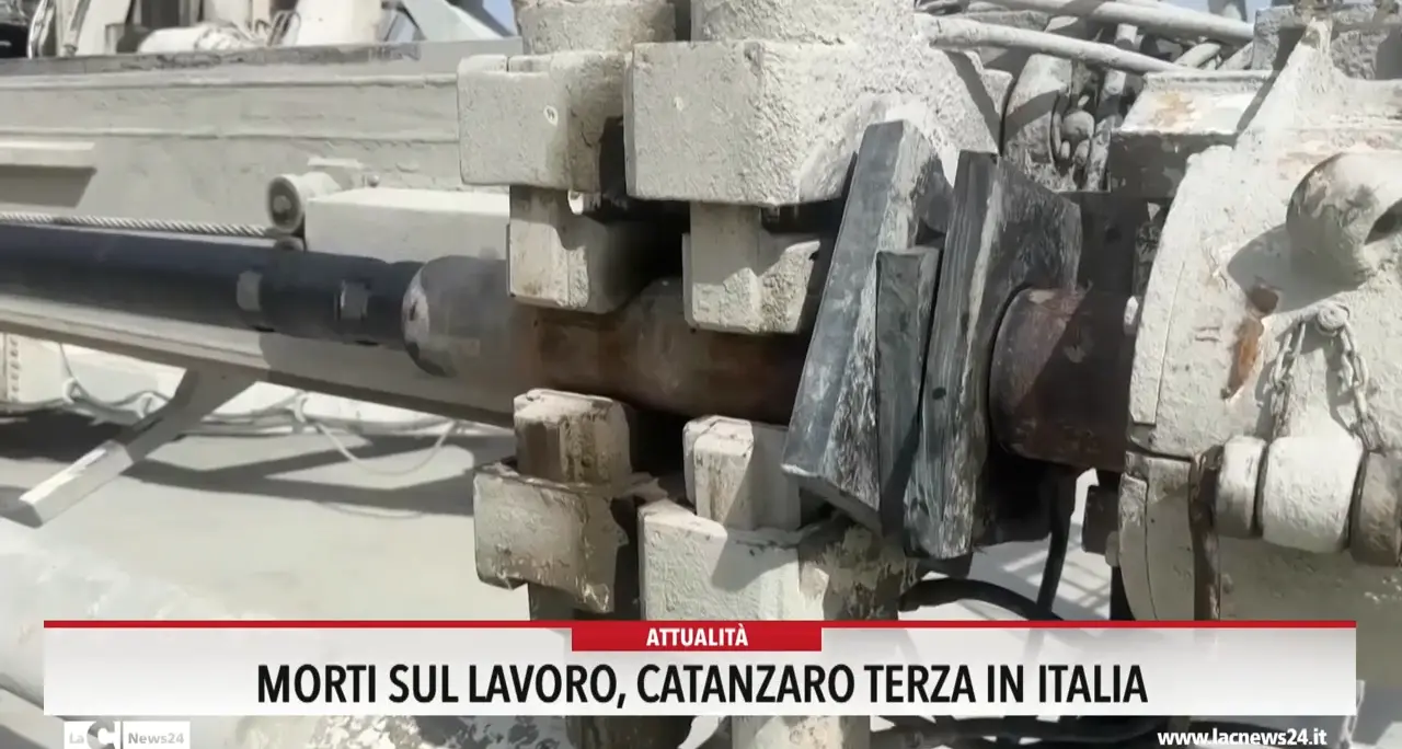 Morti sul lavoro, Catanzaro terza in Italia