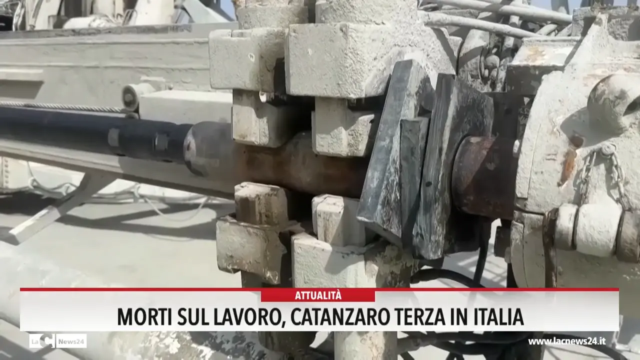 Morti sul lavoro, Catanzaro terza in Italia