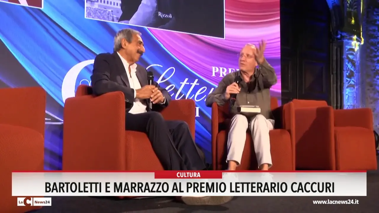 Bartoletti e Marrazzo al Premio letterario Caccuri