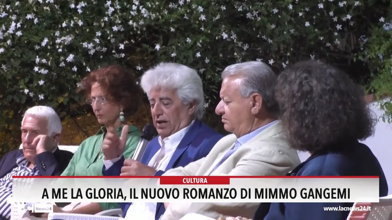 A me la gloria, il nuovo romanzo di Mimmo Gangemi