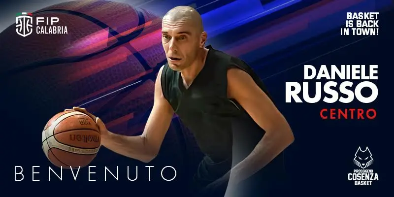 Pirossigeno Cosenza Basket, Daniele Russo è il nuovo centro del roster rossoblù