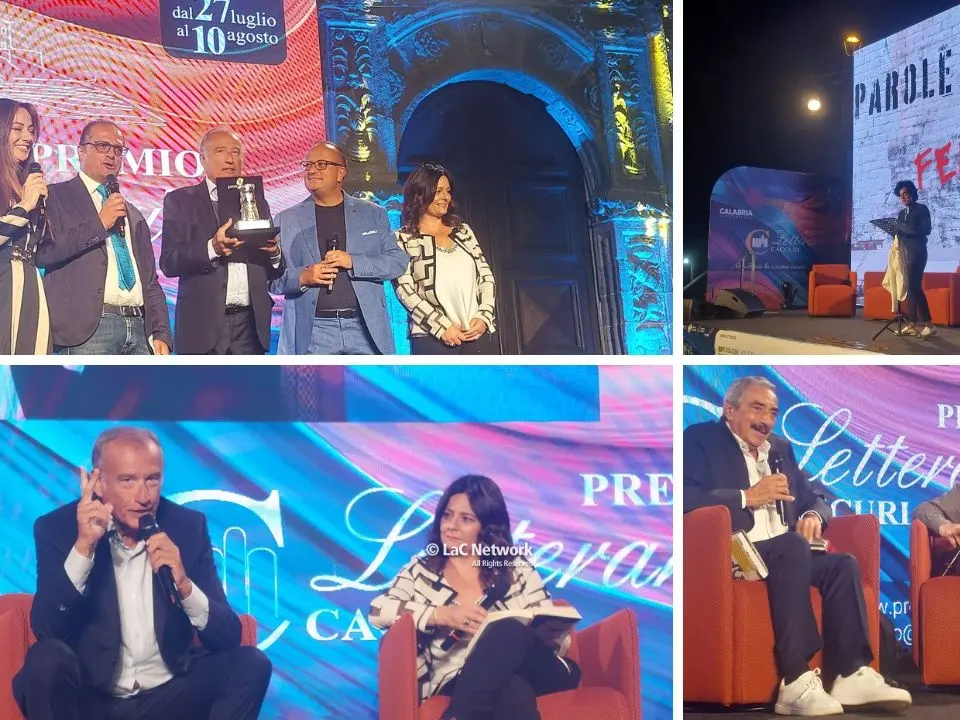 Caccuri, tra parole e memoria: Bartoletti, Marrazzo e Di Consoli incantano il pubblico del Premio letterario