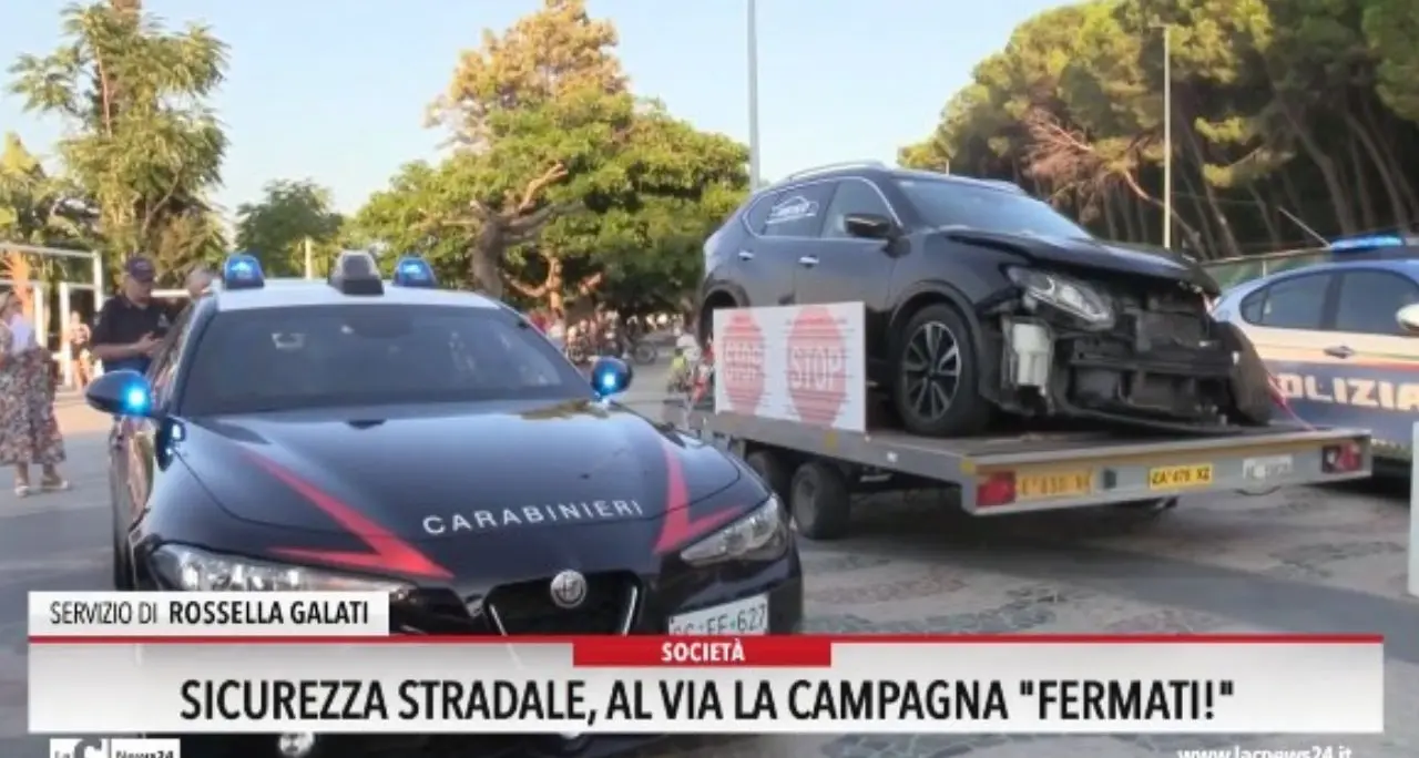 Sicurezza stradale, al via la campagna \"Fermati!\"
