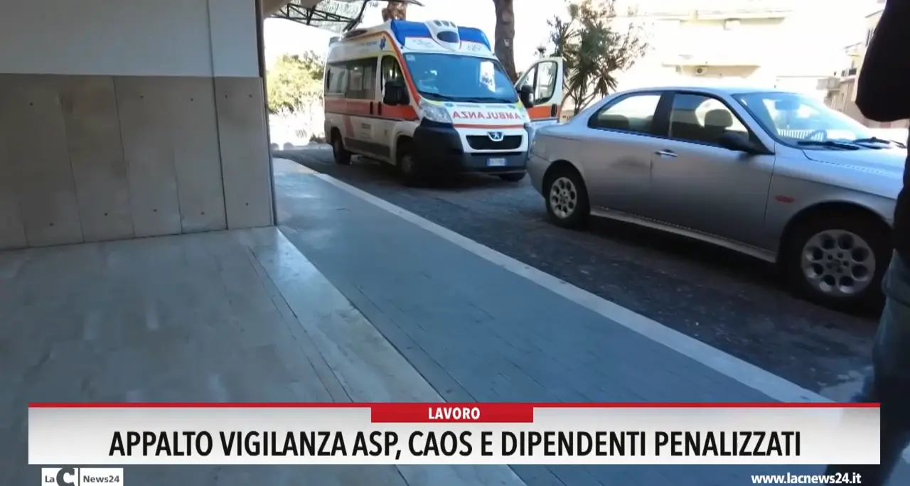 Appalto vigilanza Asp Cosenza, caos e dipendenti penalizzati
