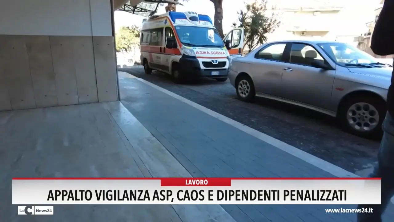 Appalto vigilanza Asp Cosenza, caos e dipendenti penalizzati