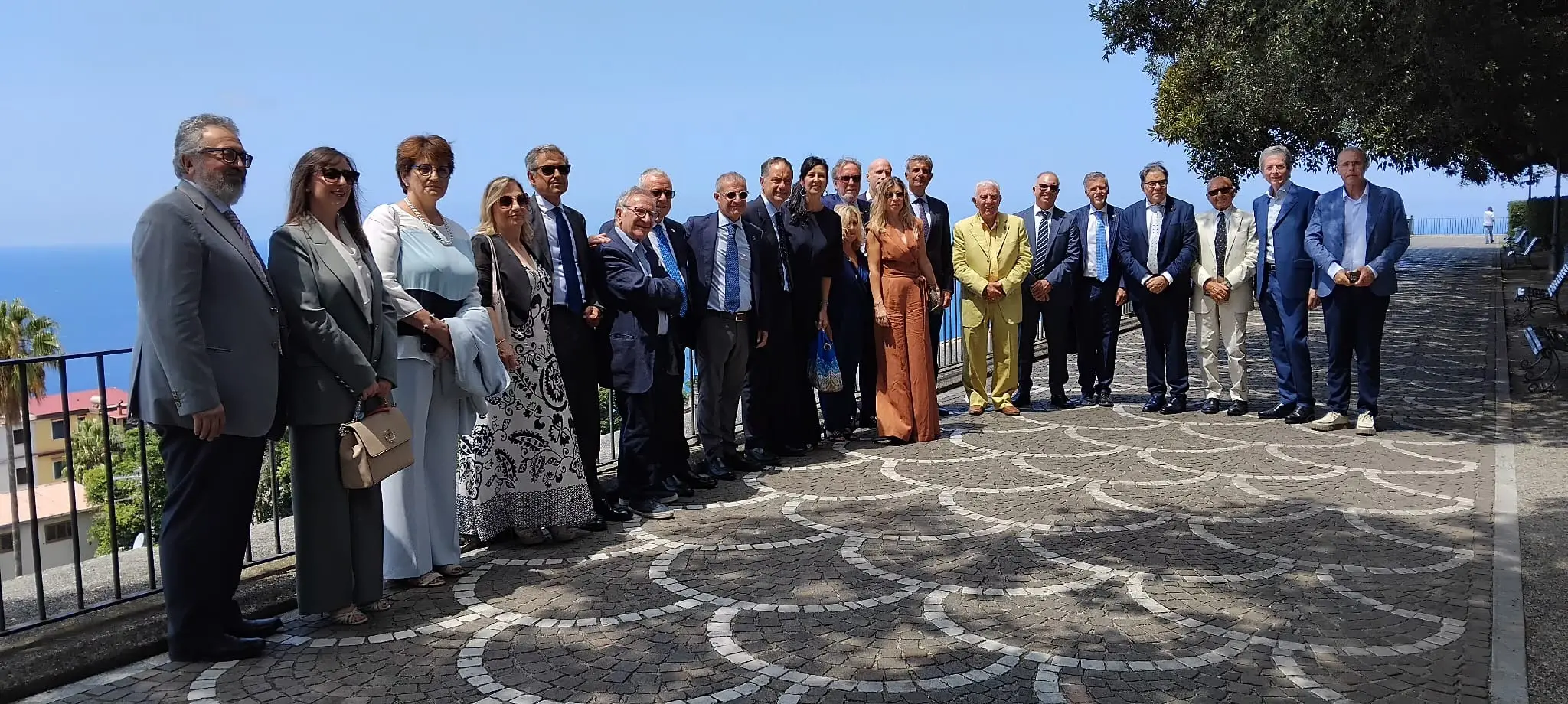 I consoli nella villa comunale di Palmi