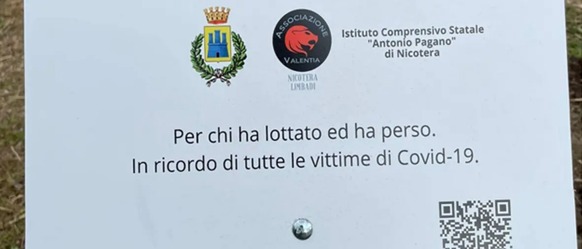 Nicotera ha il suo Giardino della Memoria in ricordo delle vittime del Covid