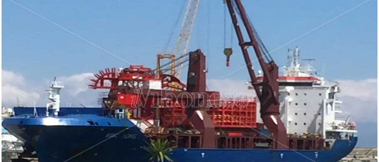 In porto il cargo “BBc Song” imbarcherà macchinari prodotti dallo stabilimento di Vibo Marina